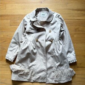 Girl tan color jacket/coat